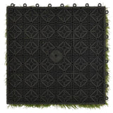 Artificial Grass Tiles 22 pcs Green 30x30 cm 149031
