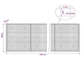 Gabion with 3.5 mm Wire and 5x5 cm Mesh 700x20x150 cm 3462176
