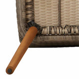 Garden Chair 2 pcs Black 62.5 x 55 x 82 cm Poly Rattan 42006213