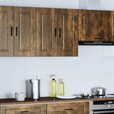 Kitchen Wall Cabinet Porto Smoked Oak Engineered Wood 854062