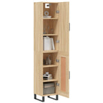 Highboard Sonoma Oak 34.5x34x180 cm Engineered Wood 3199132