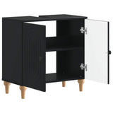 Bathroom Sink Cabinet ALKMAAR Black 59.5 x 31.5x 59 cm 896126