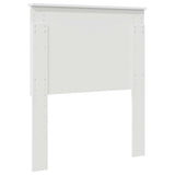 Headboard with Headboard White 80 cm Engineered wood 887813
