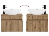 Bathroom Cabinet Set 3 pcs Artisan Oak 49 x 44.5 x 66.5 cm 3405766