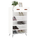 Shoe Cabinet White 60x35x105 cm Engineered Wood 829580