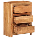 Drawer Cabinet 55x33x75 cm Solid Wood Acacia 4008894