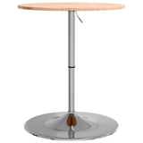 ZNTS Bar Table Ø60x89.5 cm Solid Wood Beech 3270624