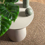 Rug ZIZUR 120 cm Jute Look Indoor and Outdoor 364836