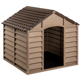 Dog House Brown 86x84x82 cm Polypropylene 94214