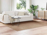Area Rugs Moire Square AGIRA Natural 200 x 200 cm Polyester 42022542