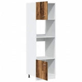 Microwave Cabinet Lyon Old Wood 60x57x207 cm Engineered Wood 3334023