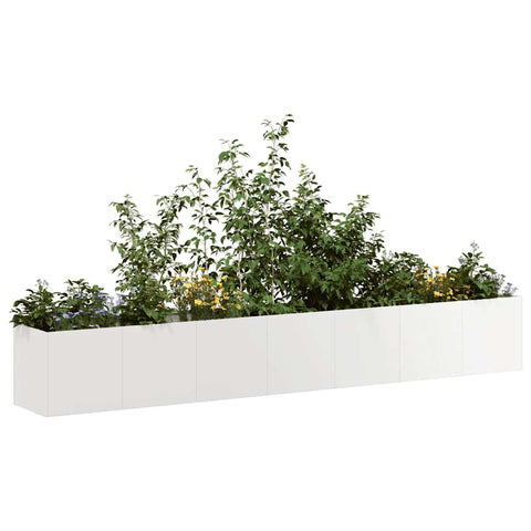 ZNTS Planter 280x40x40 cm Stainless Steel 860693