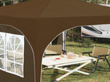 Pop-up Party Tent 290 x 290 x 245 cm Taupe 42019861
