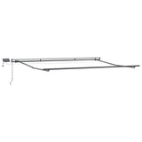 Retractable Awning Beige 450 x 350 cm Fabric and Aluminium 3331134