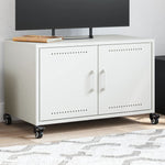 ZNTS TV Cabinet White 68x39x43.5 cm Steel 846643