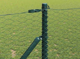 Ground Fix Welded Wire Fence 10 x 1 m PVC-Coated Steel 3352638