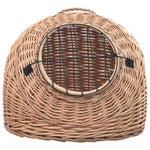 ZNTS Cat Transporter 60x45x45 cm Natural Willow 170909