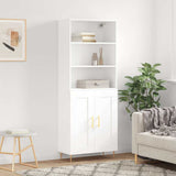 Highboard White 69.5x34x180 cm Engineered Wood 3189941