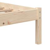 Bed Frame without Mattress Small Single Solid Wood 3101178