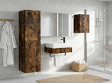 Bathroom Furniture Set 5 pcs Smoked Oak 3407283
