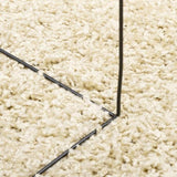 ZNTS Shaggy Rug High Pile Modern Gold 160x230 cm 375347