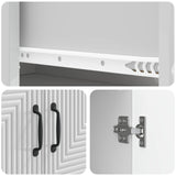 Cabinet Set 2 pcs High Gloss White 66 x 34.5 x 90 cm 3416641