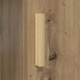 Desk with Shelf Artisan Oak 140 x 50 x 75 cm Engineered Wood 886235