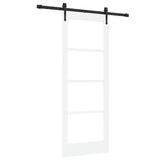 Sliding Door Manual ORKDAL White 78 x 202 cm Wood and metal 3332440