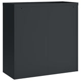 File Cabinet Anthracite 90x40x130 cm Steel 3188329