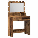 Dressing Table Old Wood 79 x 41 x 135 cm Engineered Wood 865089