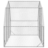 Chicken Run 2.5x2x2.25 m Galvanised Steel 4104029