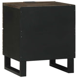 Bedside Cabinet 2 pcs Walnut 40 x 33 x 46 cm Solid Acacia wood 4018007