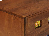 Bedside Cabinet Brown 50 x 33 x 60 cm Solid Mango Wood 4018235