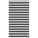 Zebra Blind Black 125x200 cm Fabric Width 120.9 cm Polyester 4014266