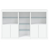 Sideboard with LED Lights White 162x37x100 cm 3209170