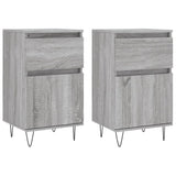 Sideboards 2 pcs Grey Sonoma 40x35x70 cm Engineered Wood 831161