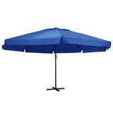 Garden Parasol with Aluminium Pole 500 cm Azure Blue 47369