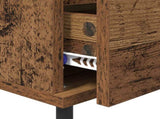 Bedside Cabinet 2 pcs Old Wood 40 x 35 x 50 cm Engineered Wood 882650