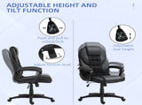 Faux Leather Office Chair - Black T3398P342398