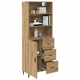 Highboard with Drawer Artisan Oak 69.5 x 34 x 180 cm 3416043