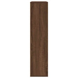 Bookcase Brown Oak 89x24x101.5 cm Engineered Wood 860406