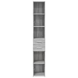 Highboard Grey Sonoma 30x42.5x185 cm Engineered Wood 846241
