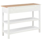 Sideboard White 110x35x80 cm MDF 280029