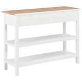 Sideboard White 110x35x80 cm MDF 280029