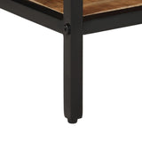 Coffee Table 45x45x35 cm Solid Rough Wood Mango 374067
