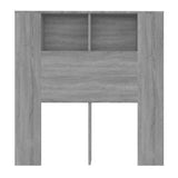 Headboard Cabinet Grey Sonoma Engineered wood Medium 817265