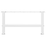 Coffee Table Legs White 2 pcs 60x cm Steel 4013265