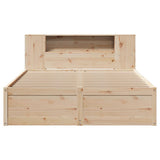 Bed Frame without Mattress 120x190 cm Small Double Solid Wood Pine 3323428