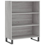 Highboard Grey Sonoma 69.5x32.5x180 cm Engineered Wood 3189603