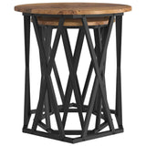 Coffee Table 2 pcs Old Wood Engineered Wood and Steel 868265
